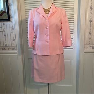 FULLY LINED DRESS BARN SUIT IN PINK